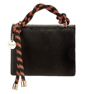 Black Rope Handle Handbag