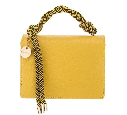 Yellow Rope Handle Handbag