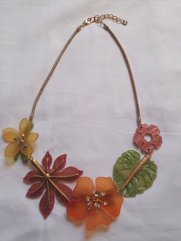 Flowers of the Season Necklace 