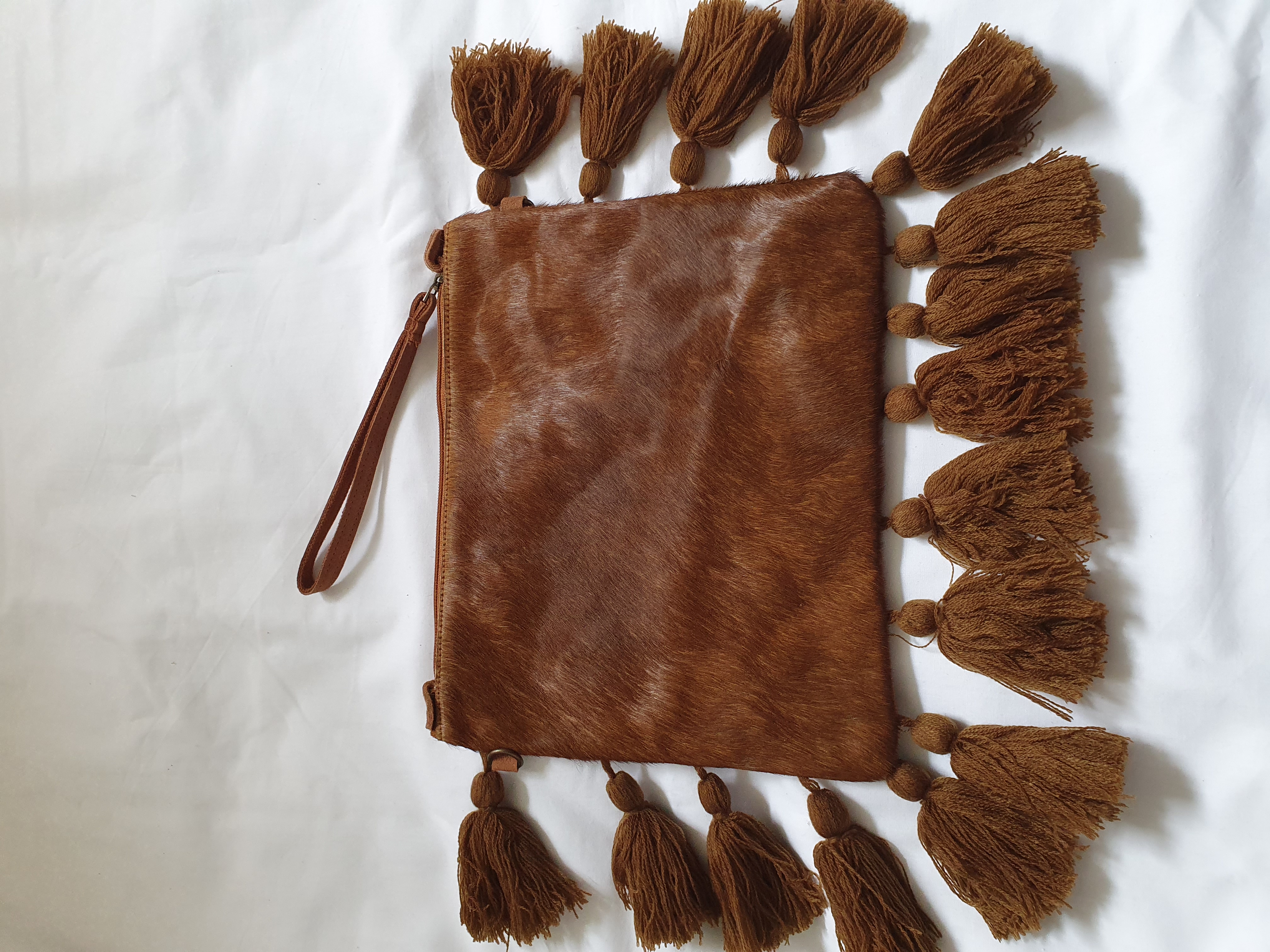 Brown Tassle Bag 
